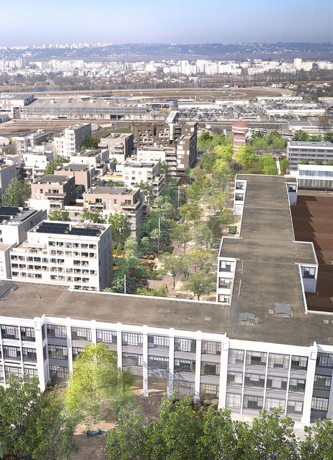 Esplanade TASE Lyon, France/法国里昂塔塞丝绸工厂改造项目