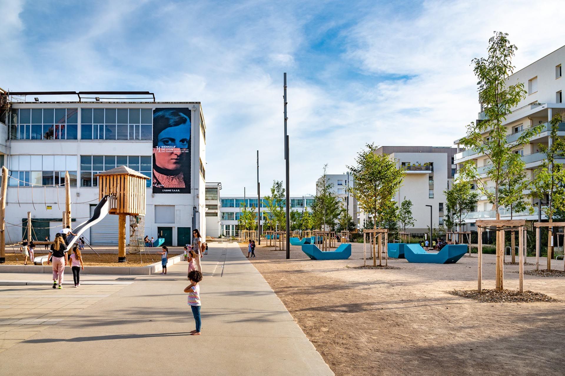 Esplanade TASE Lyon, France/法国里昂塔塞丝绸工厂改造项目