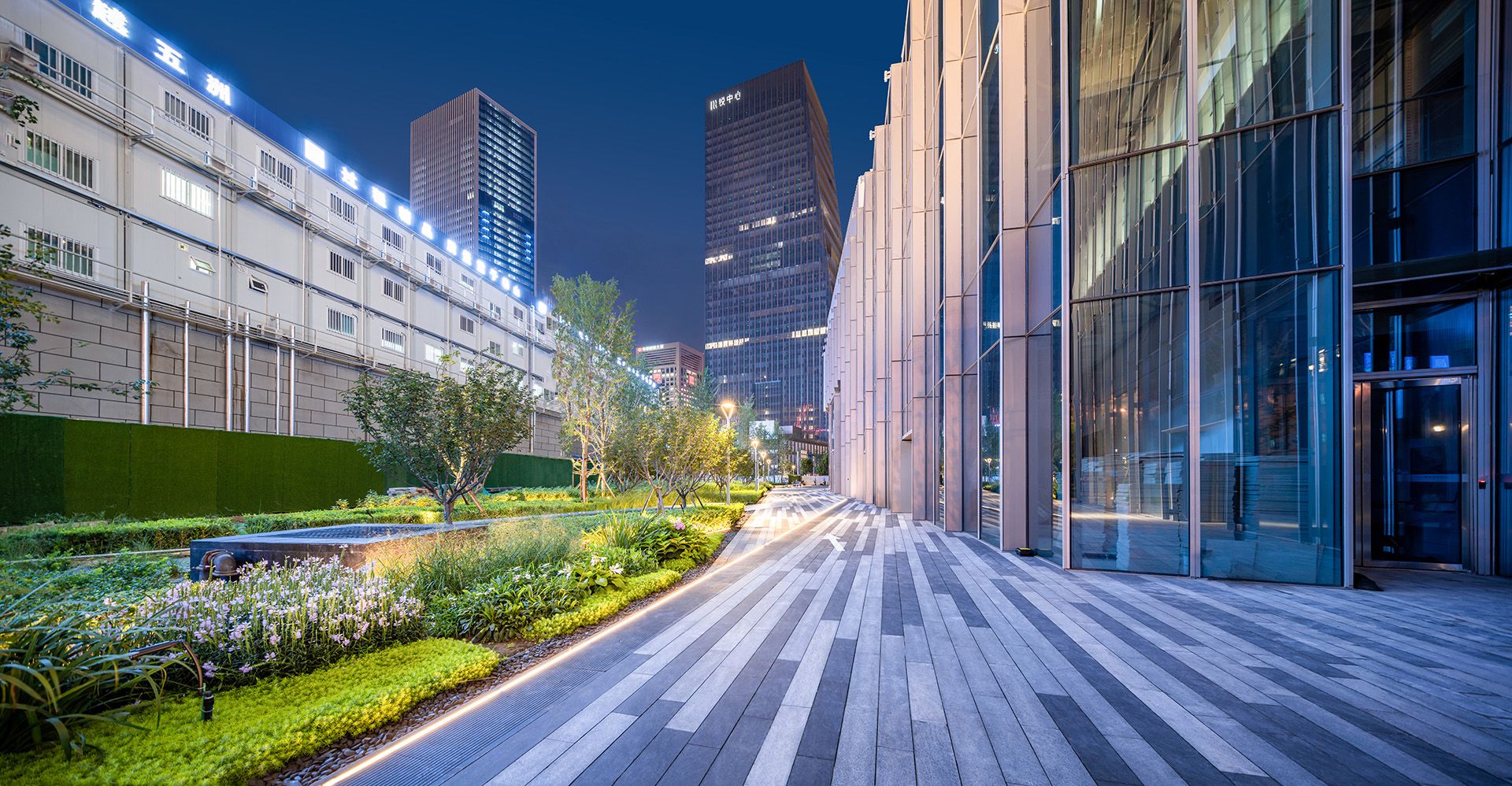 北京丰台区丽泽商业金融用地项目园林景观工程