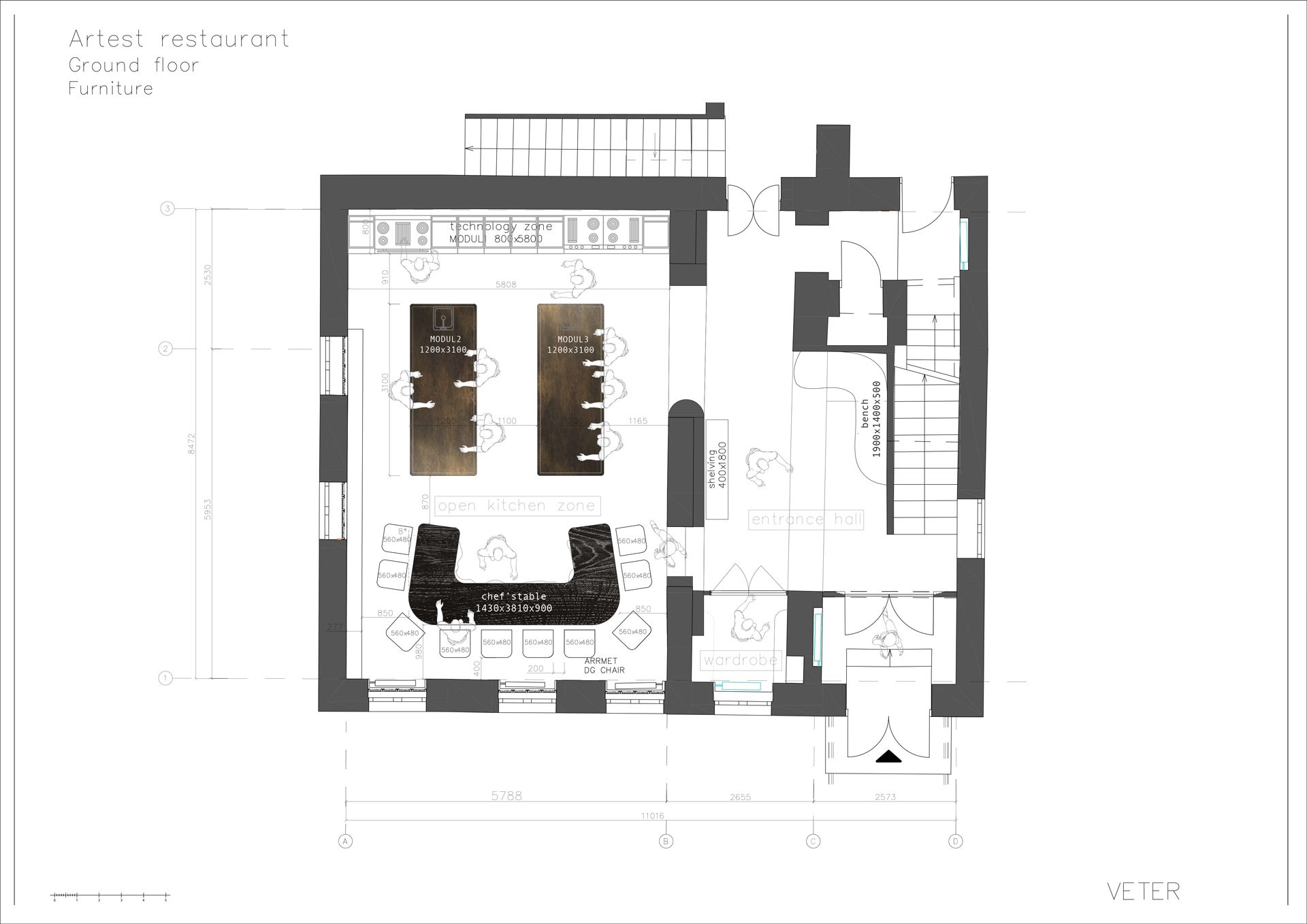 园冶杯参赛作品 | VETER：俄罗斯莫斯科ARTEST餐厅