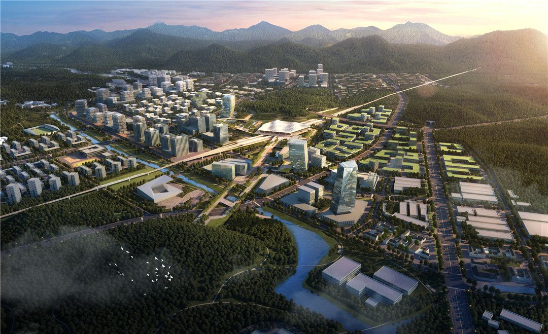 杭温高铁富阳西站枢纽地区城市设计暨概念规划（有推文）
