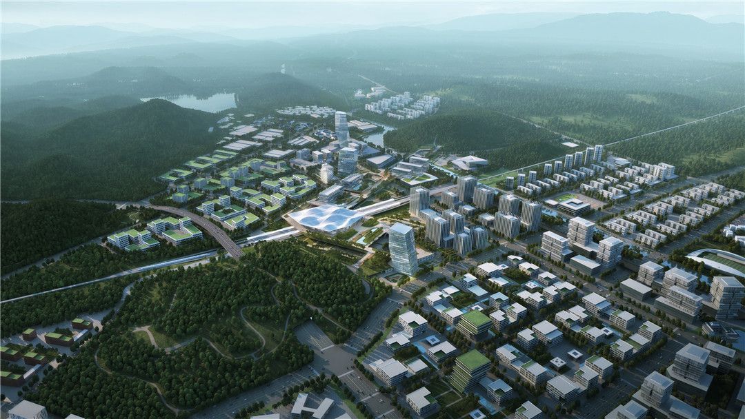 杭温高铁富阳西站枢纽地区城市设计暨概念规划（有推文）