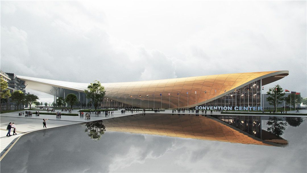 广州空港中央商务区城市设计及会展中心建筑设计（有推文）