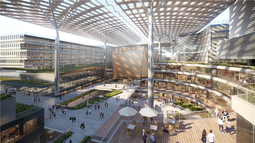 广州空港中央商务区城市设计及会展中心建筑设计（有推文）