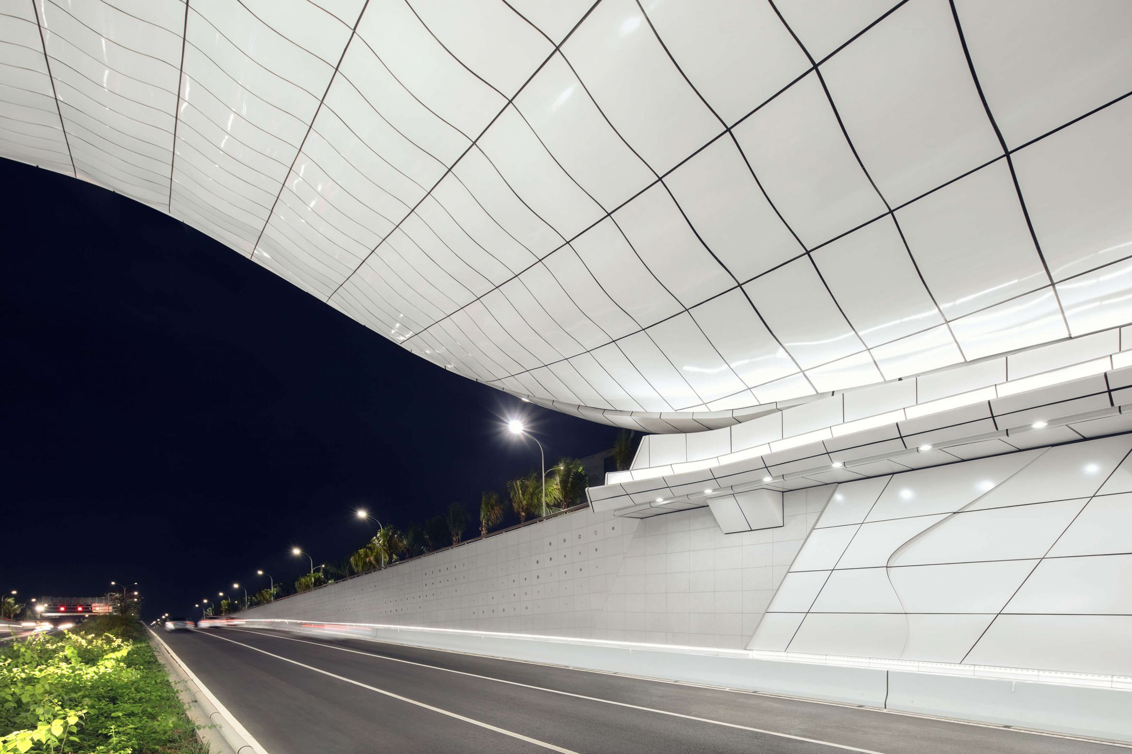 海口文明东隧道光过渡设计 Haikou Wenming East Road Tunnel