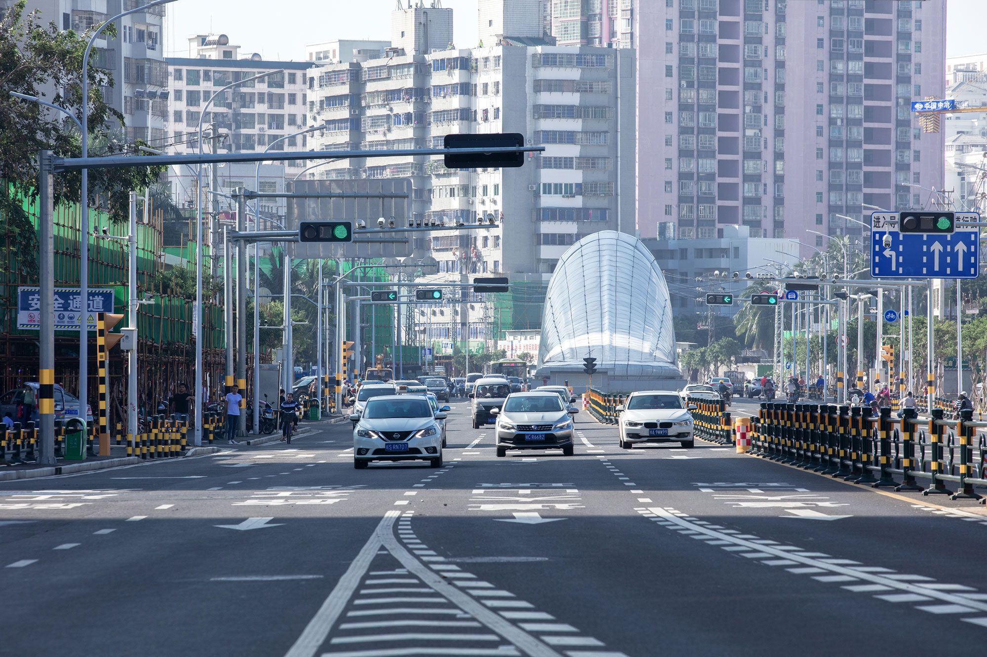 海口文明东隧道光过渡设计 Haikou Wenming East Road Tunnel