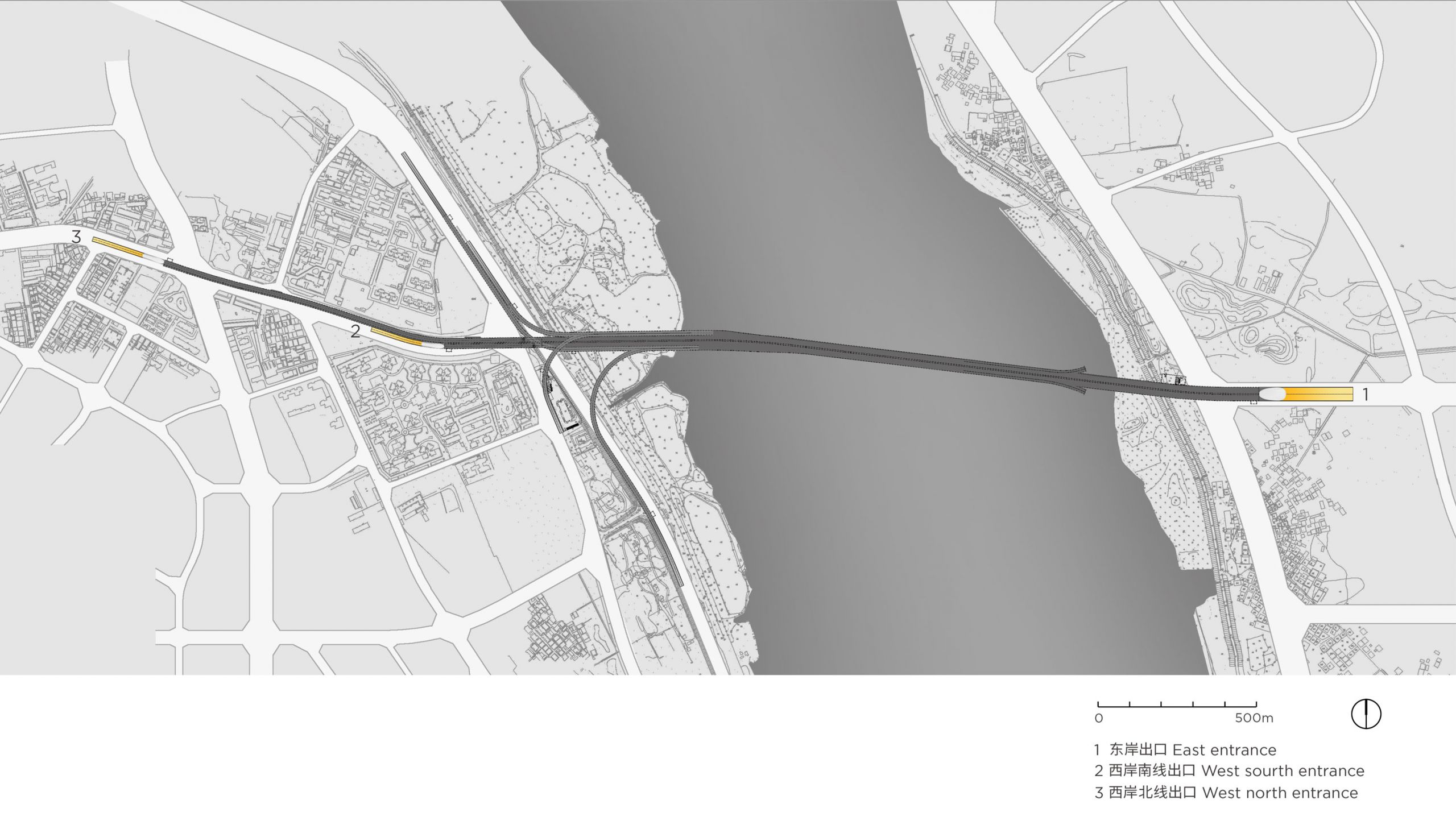 海口文明东隧道光过渡设计 Haikou Wenming East Road Tunnel