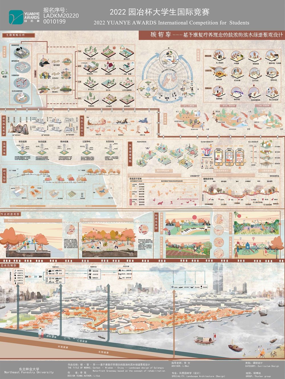 碳·智·享——基于康复疗养理念的鼓浪屿滨水绿道景观设计