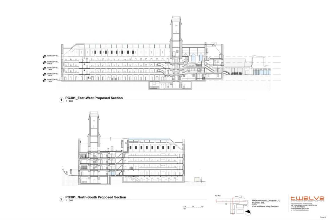 Twelve Architects | 英国博德明监狱酒店+游客观光地