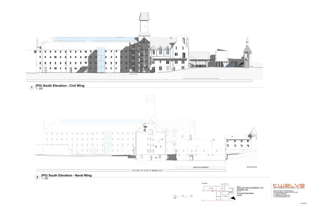 Twelve Architects | 英国博德明监狱酒店+游客观光地