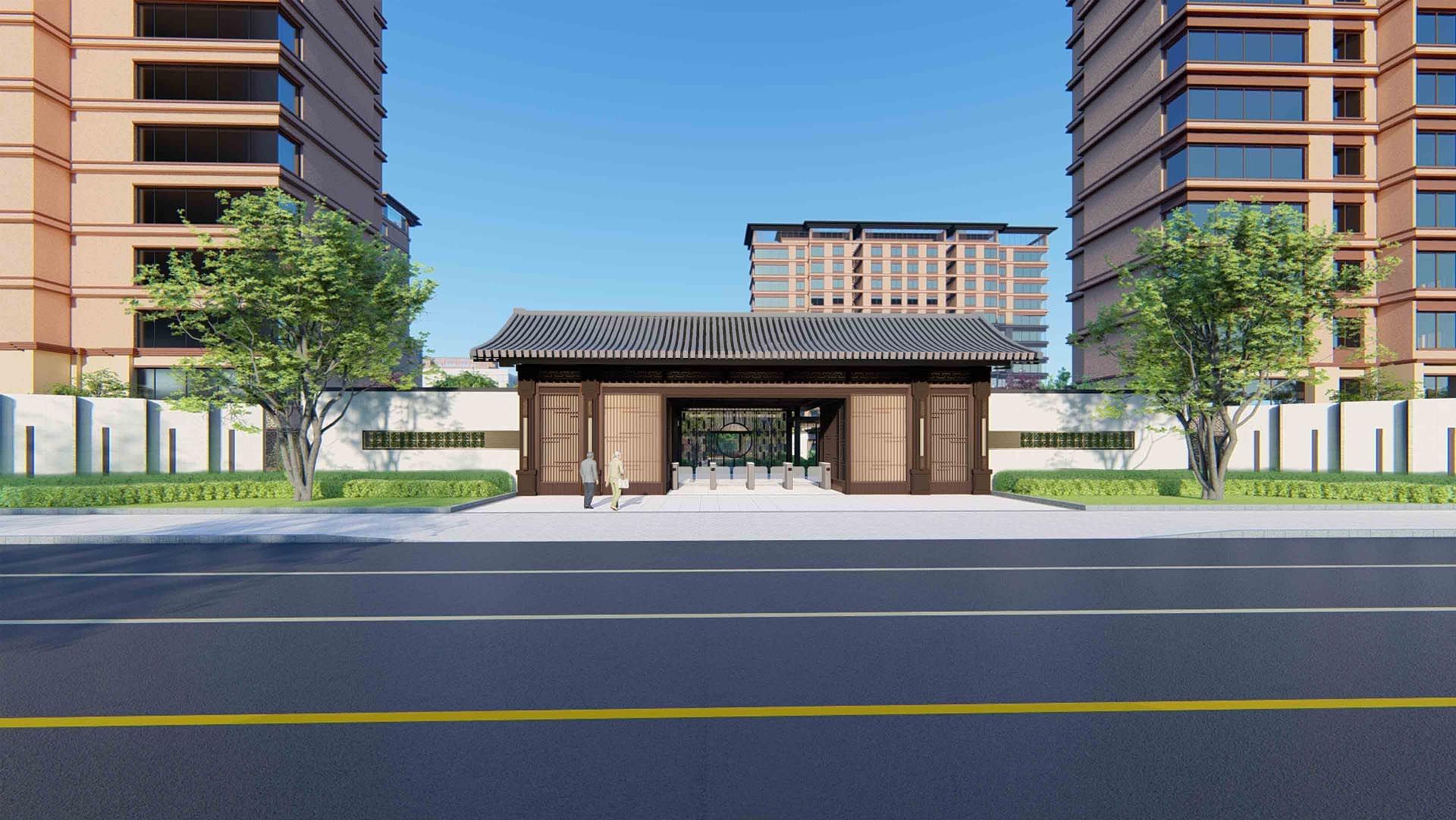 西安市建筑行业阿房宫养老公寓及养老服务中心项目景观设计