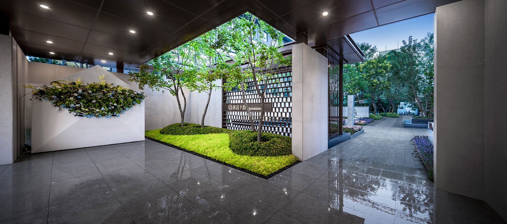 金盏02项目展示区园林工程