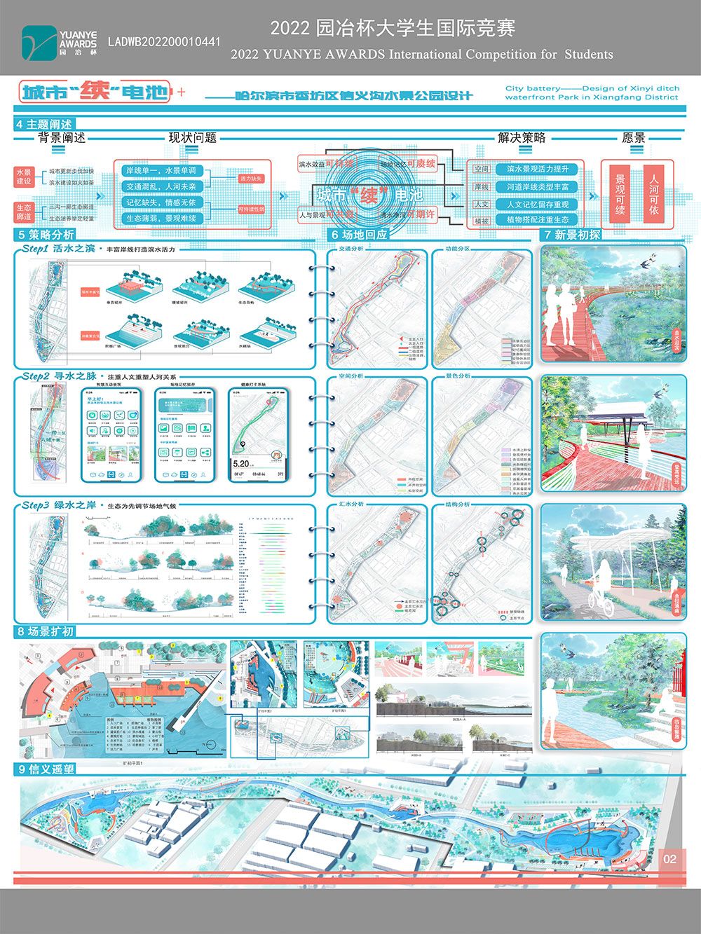 城市“续”电池——哈尔滨市香坊区信义沟水景公园设计
