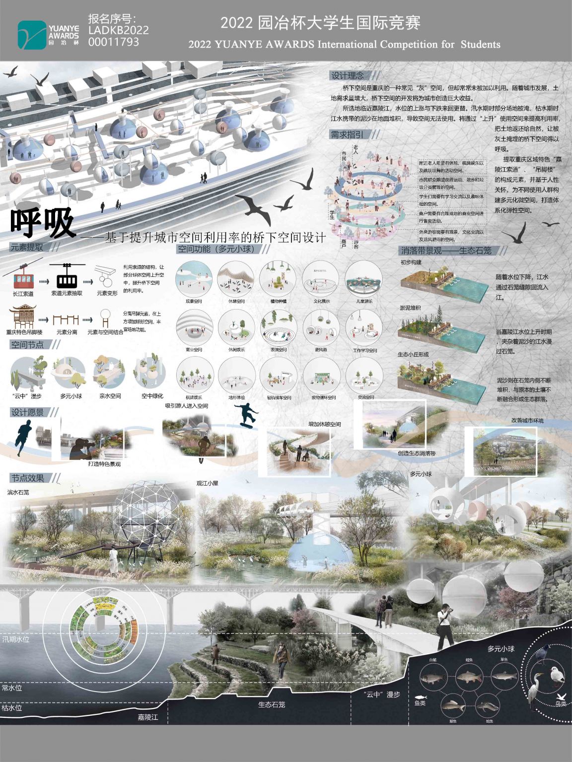 呼吸——基于提升城市空间利用率的桥下空间设计