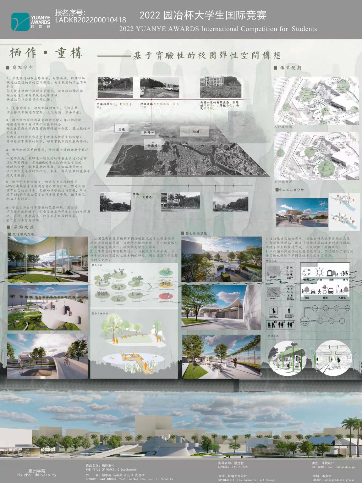 栖作 • 重构 — 基于实验性的校园弹性空间构想