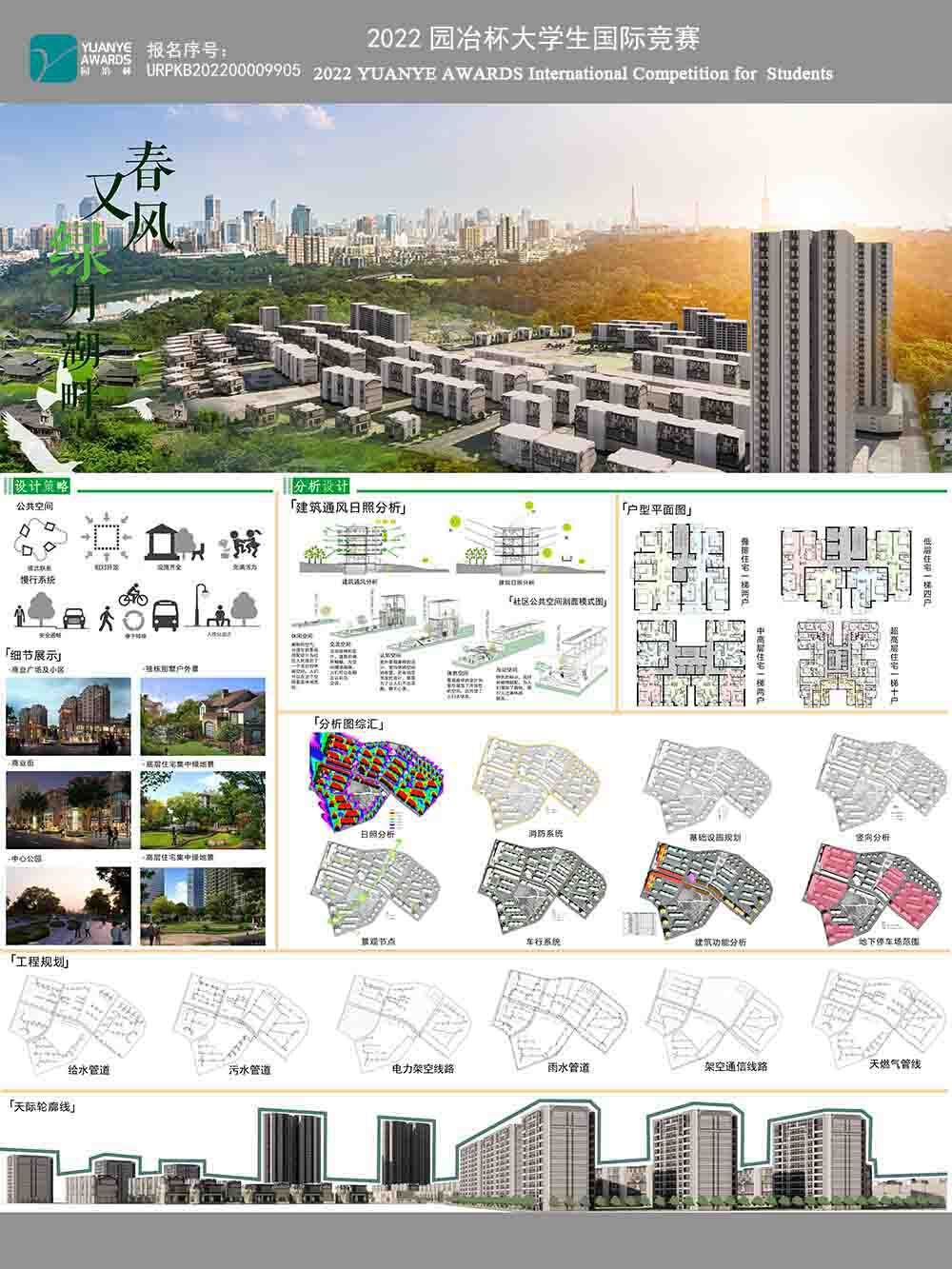 春风又绿月湖畔——基于“小街区·大生活”概念下的居住区规划设计