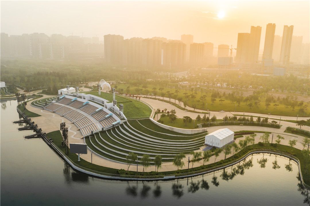 山西晋阳湖水秀剧场整体设计