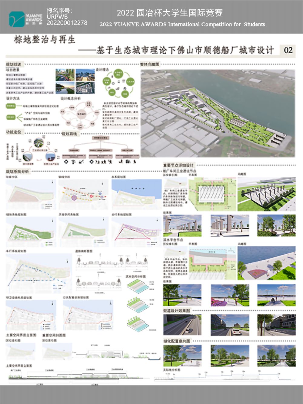 棕地整治与再生——基于生态城市理论下佛山市顺德船厂城市设计