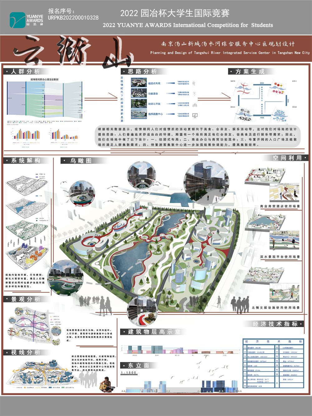 云衔山--南京汤山新城汤水河综合服务中心区规划设计
