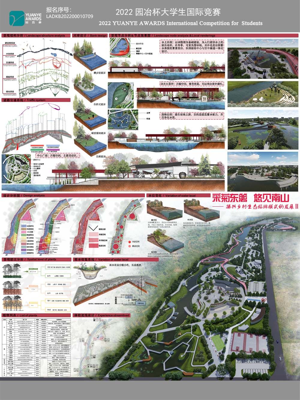 采菊东篱 悠见南山——黑龙江省牡丹江市林口县古城镇滨水公园设计