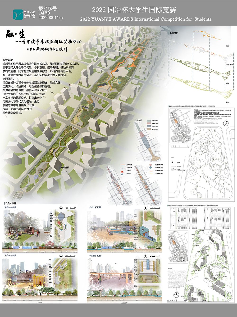 融·生——哈尔滨市东北亚国际贸易中心CBD景观规划设计