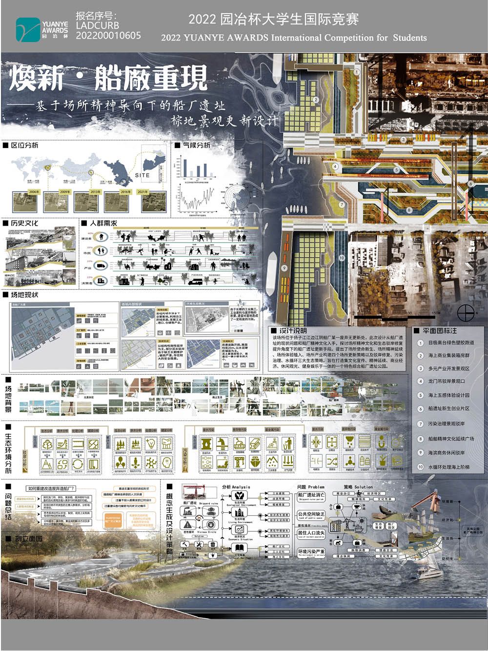 焕新•船厂重现——基于场所精神导向下的船厂遗址棕地景观更新设计