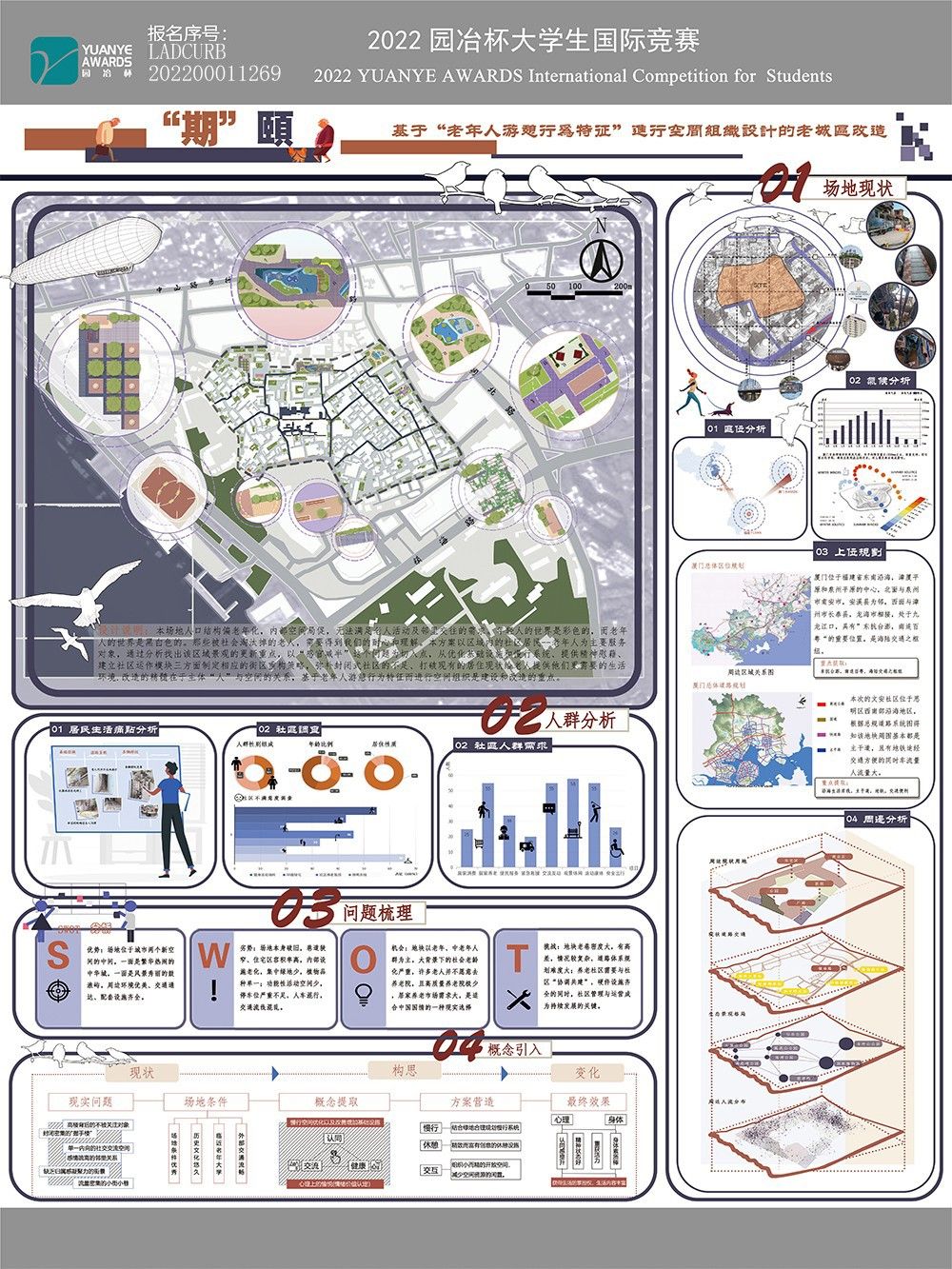 期颐—基于“老年人游憩行为特征”进行空间组织设计的老城区改造
