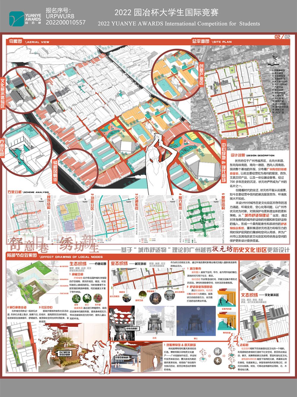 “舒”意旧巷，“绣”坊新生——基于城市舒适物理论的广州越秀状元坊历史文化街区更新设计