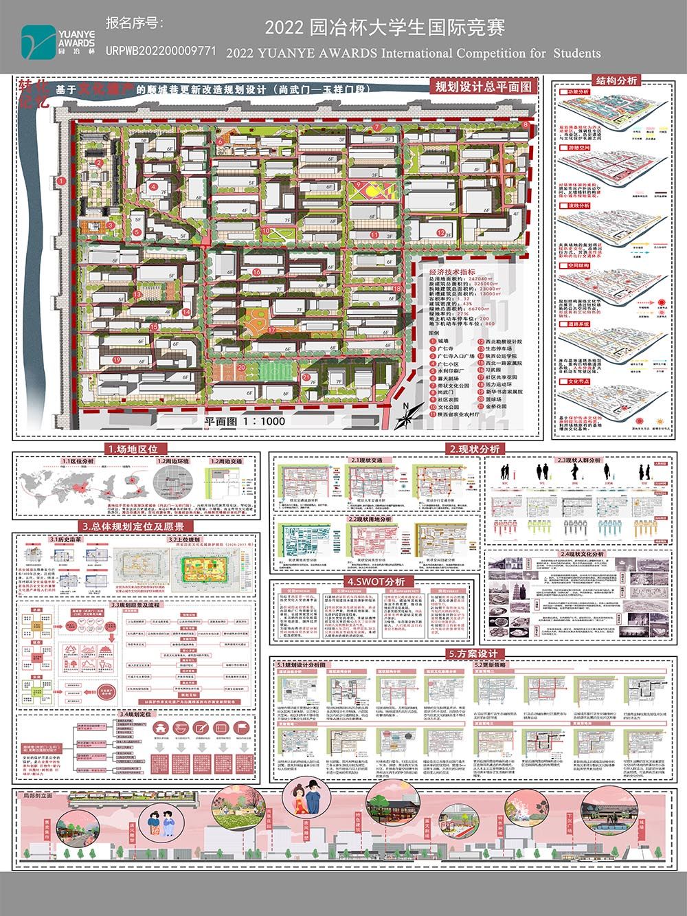 转化记忆——基于文化遗产的顺城巷更新改造规划设计（尚武门-玉祥门段）