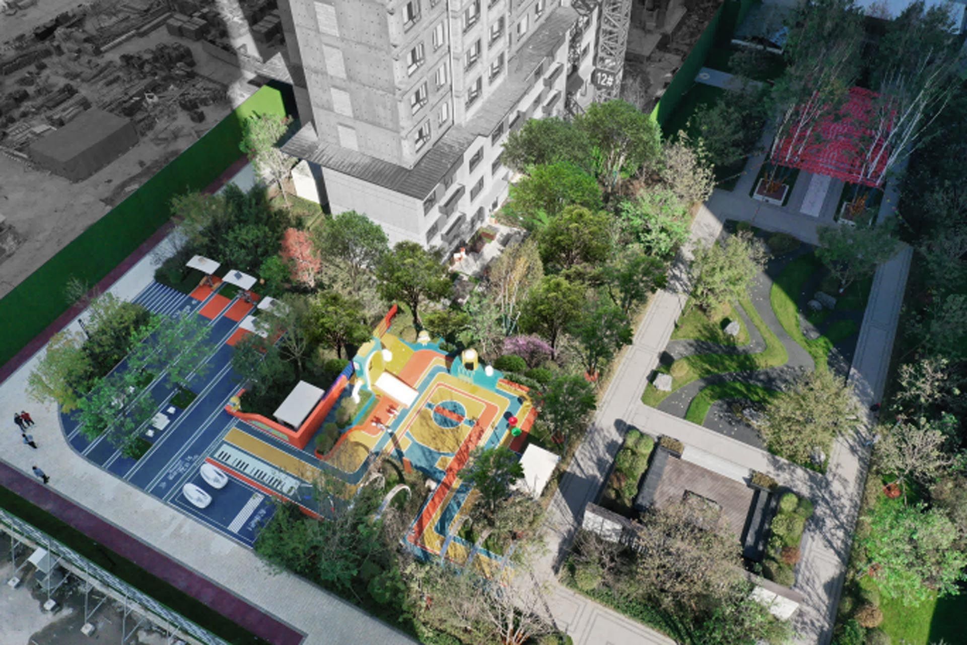 长春国际影都14# 地块展示区景观
