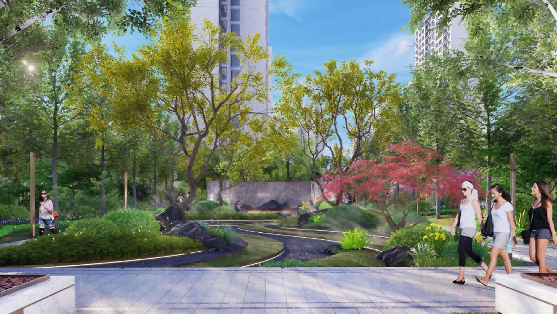 长春国际影都14# 地块展示区景观