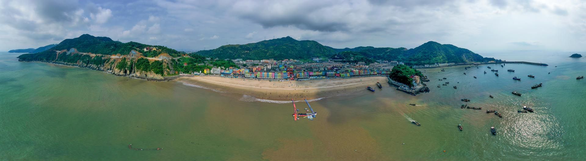 苍南168 黄金海岸线（炎亭-大渔）公路及配套工程 -炎亭滨海风情小镇外立面改造提升工程