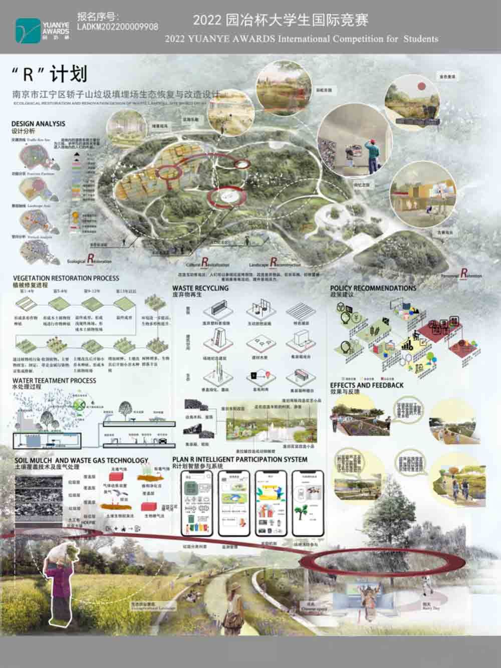 “R”计划——南京市江宁区轿子山垃圾填埋场生态恢复与改造设计