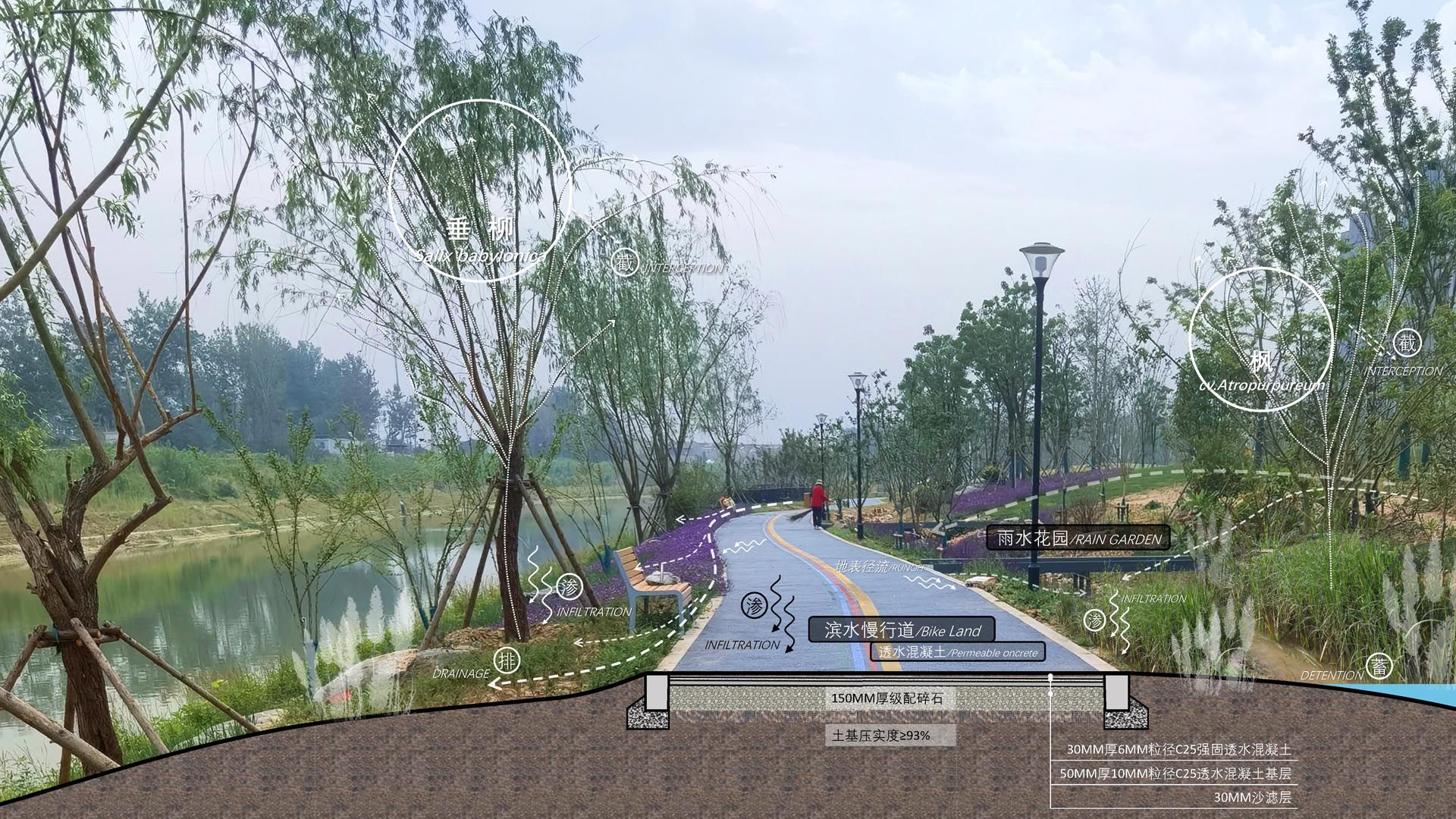 徐州顺堤河公共景观项目 （清风路-金沙路段）城市阅读艺术公园