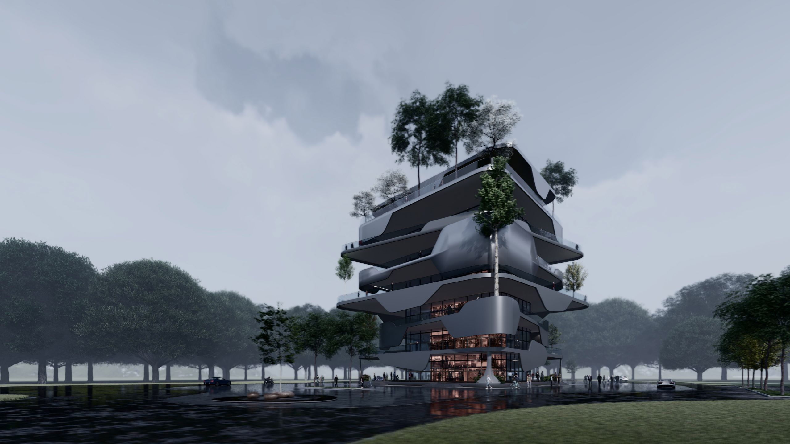 空中院落