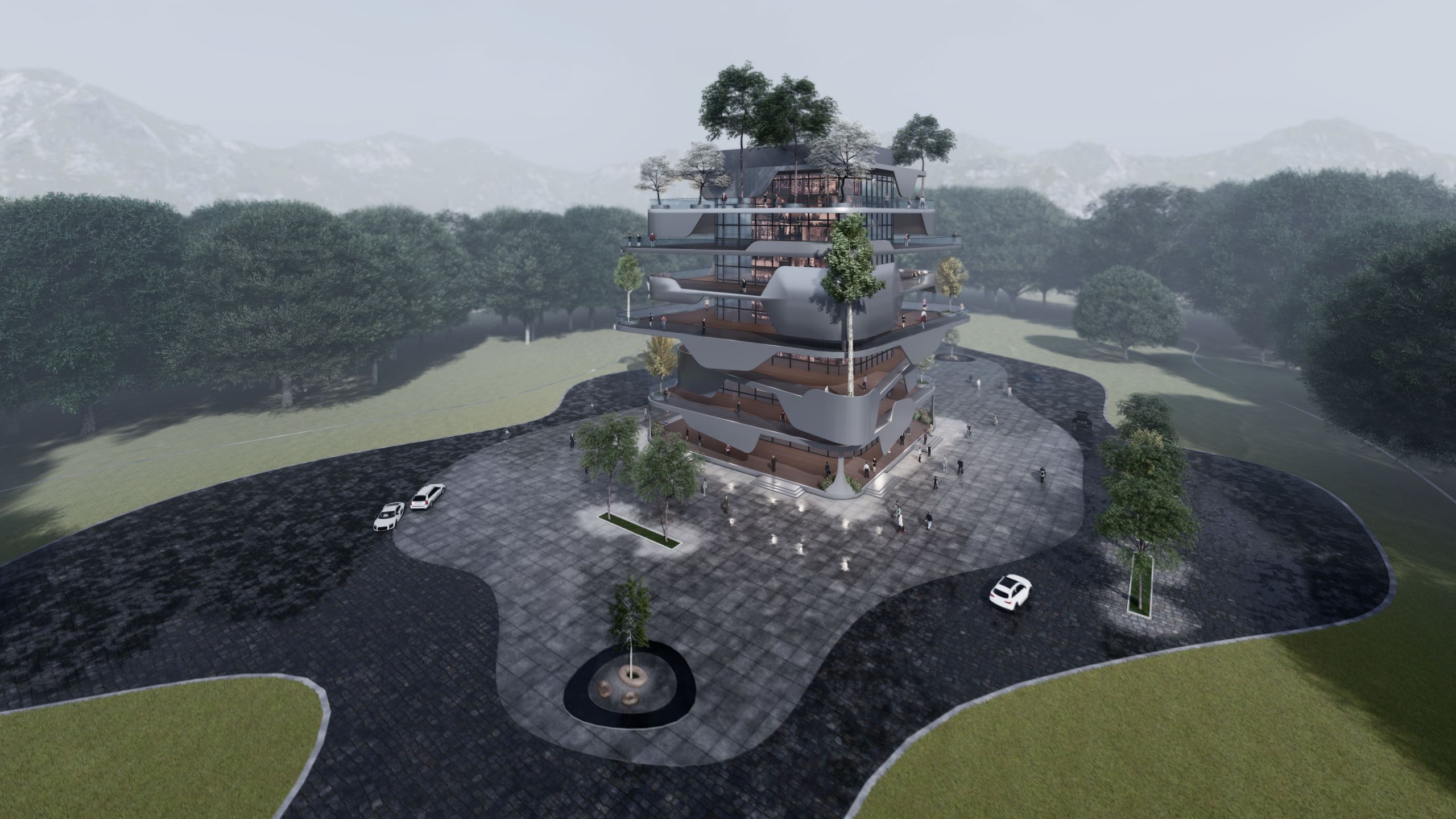 空中院落