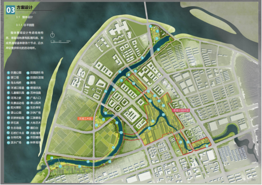 杭州市富阳区洋浦江生态修复以及农业生态公园