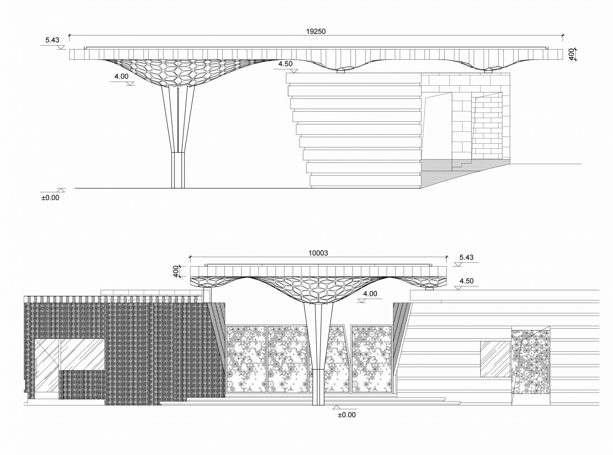 福州·外滩壹号镂空双曲门头数字化设计及建造