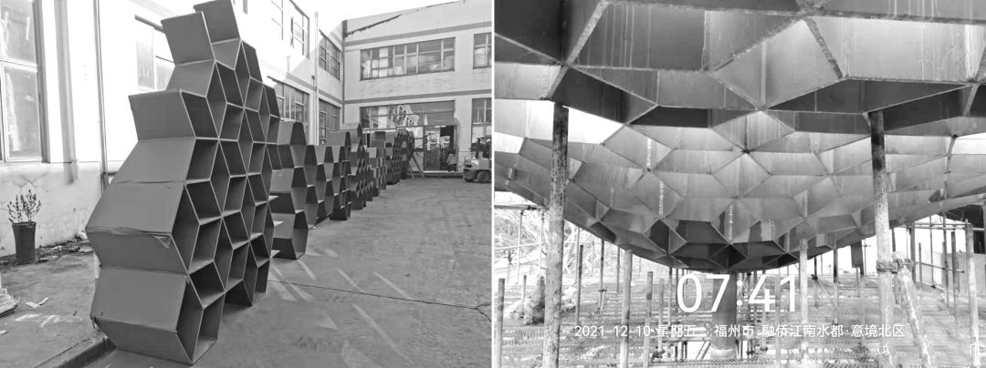 福州·外滩壹号镂空双曲门头数字化设计及建造