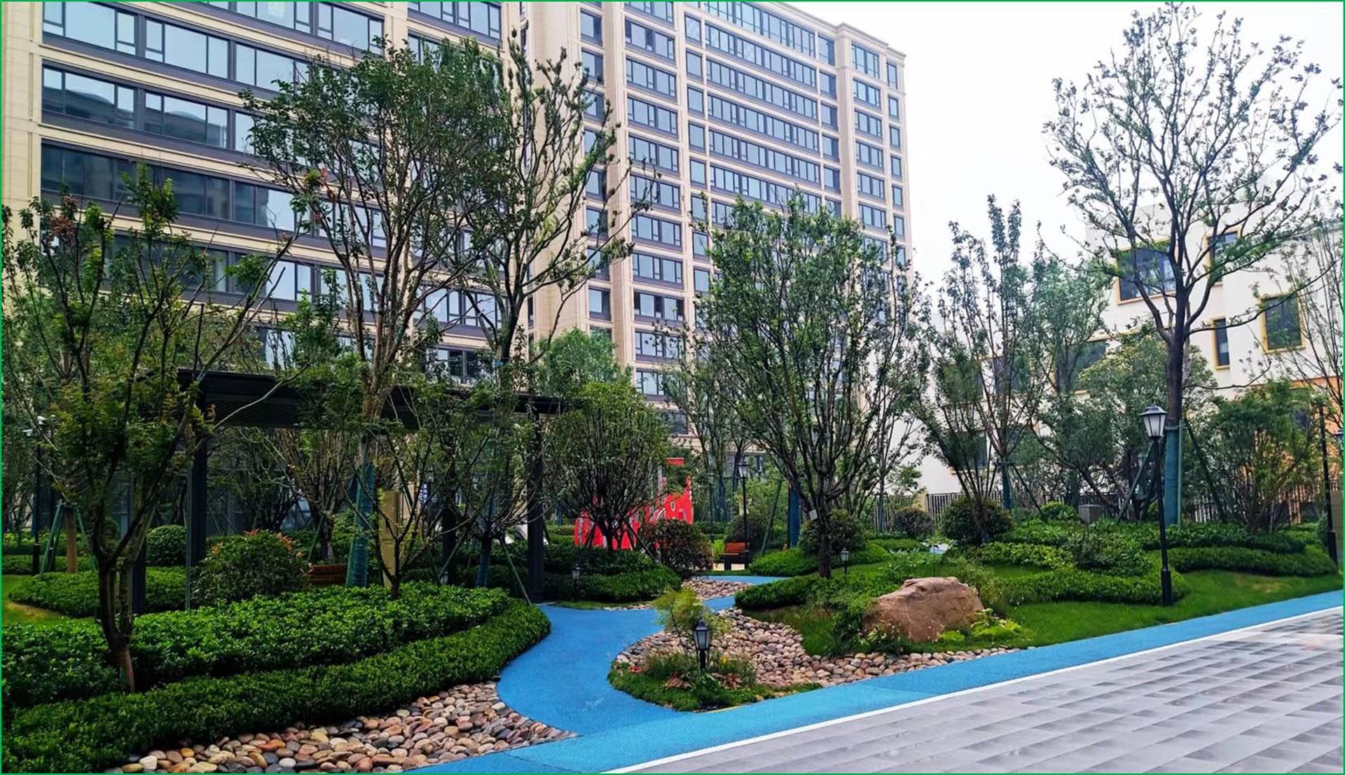 青岛绿城理想之城B-3-4八期二标北地块室外景观工程