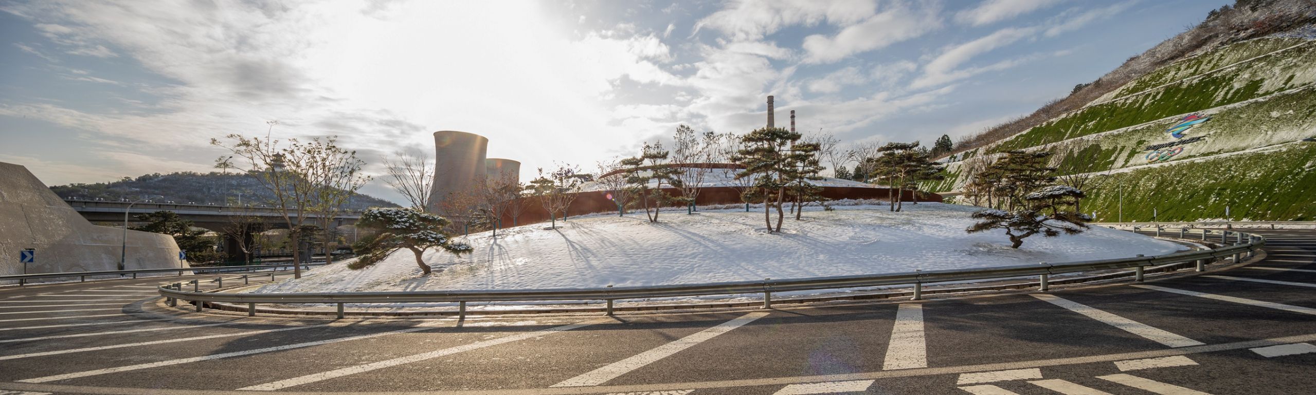 北京市石景山区石龙匝道景观提升工程