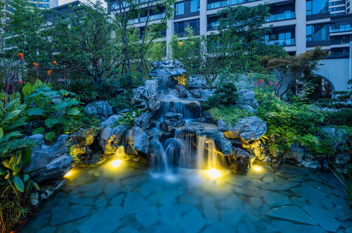 长沙龙湖常德双珑原著项目二组团景观工程