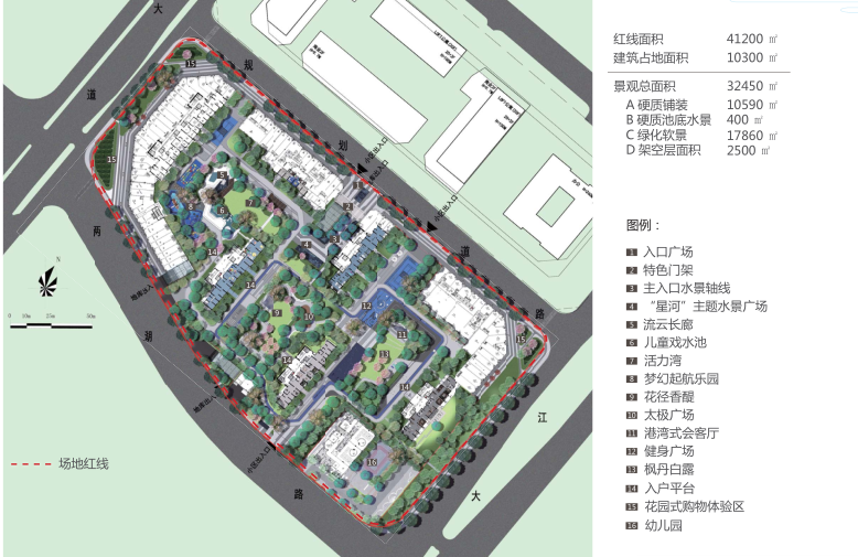 武汉龙湖杨泗港春江彼岸项目景观工程