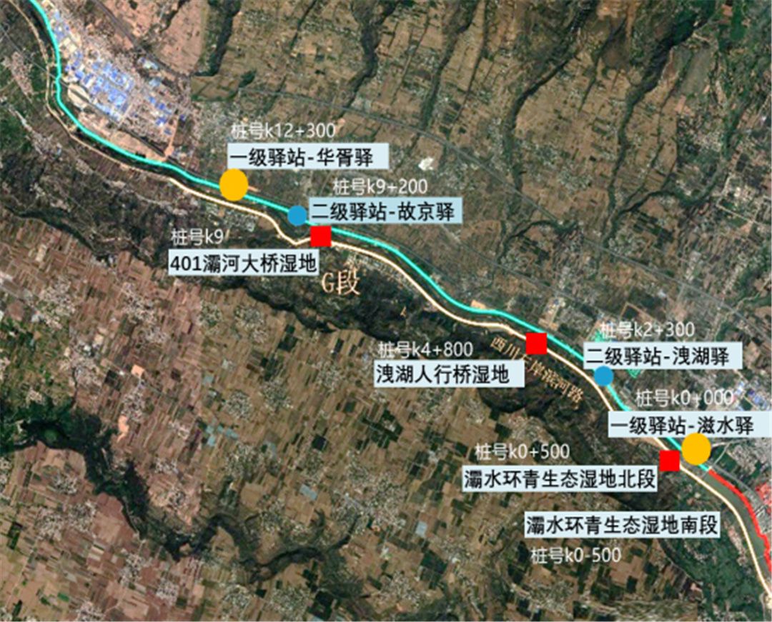 蓝田县“三河一山”绿道工程（灞河下游段）生态景观规划设计