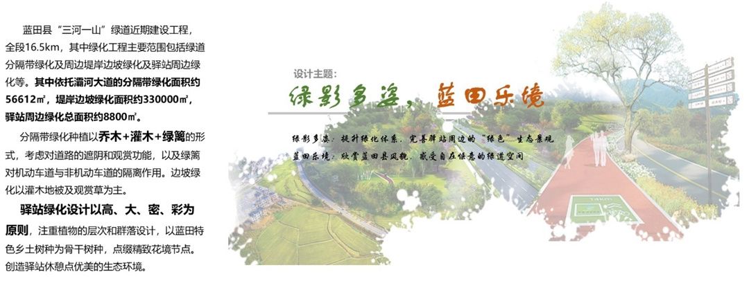 蓝田县“三河一山”绿道工程（灞河下游段）生态景观规划设计
