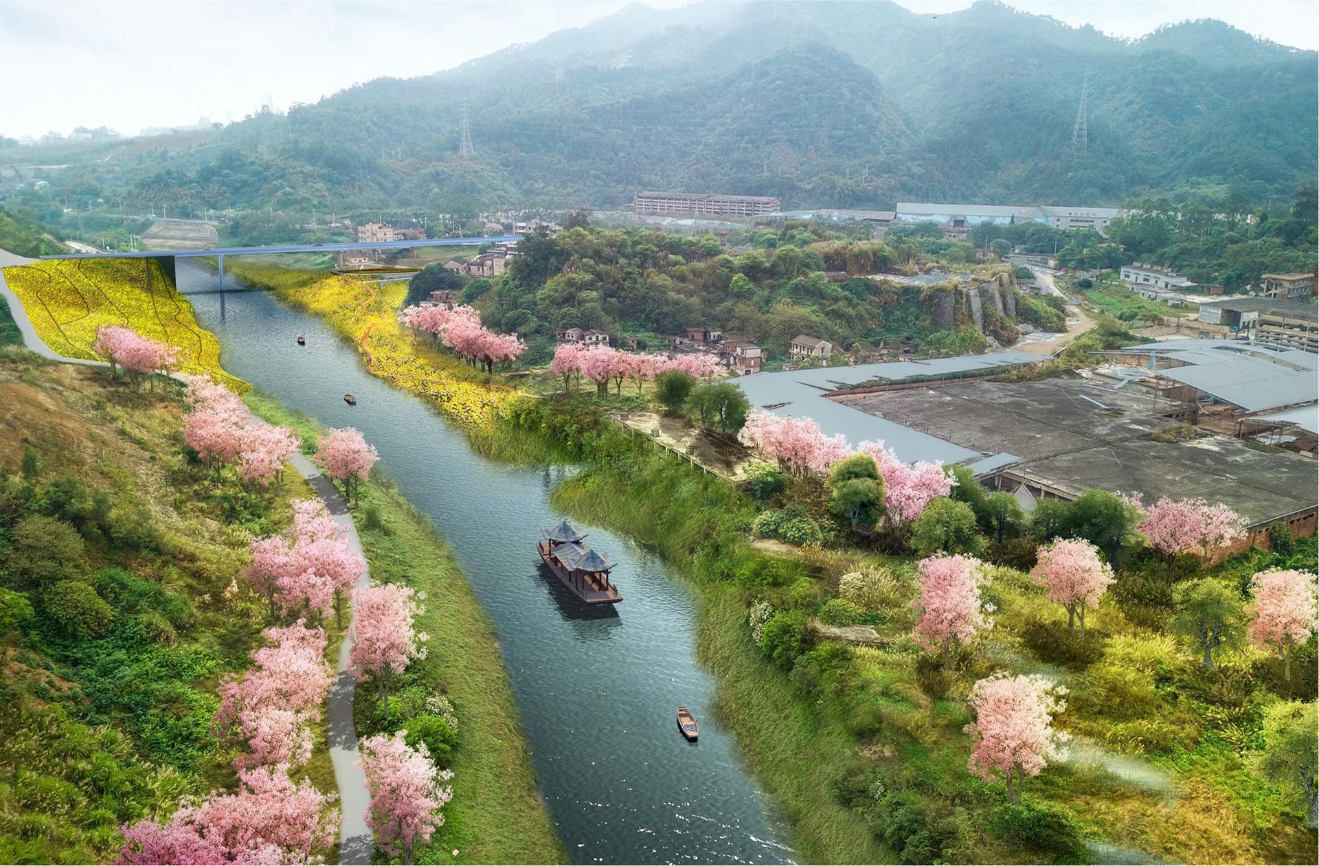 佛山漫水河流域生态绿廊