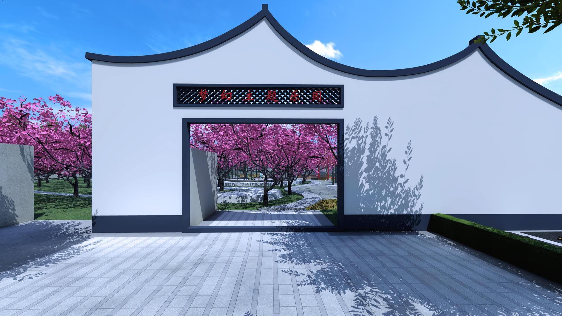河南库房刘“梦幻桃花源”乡村改造设计