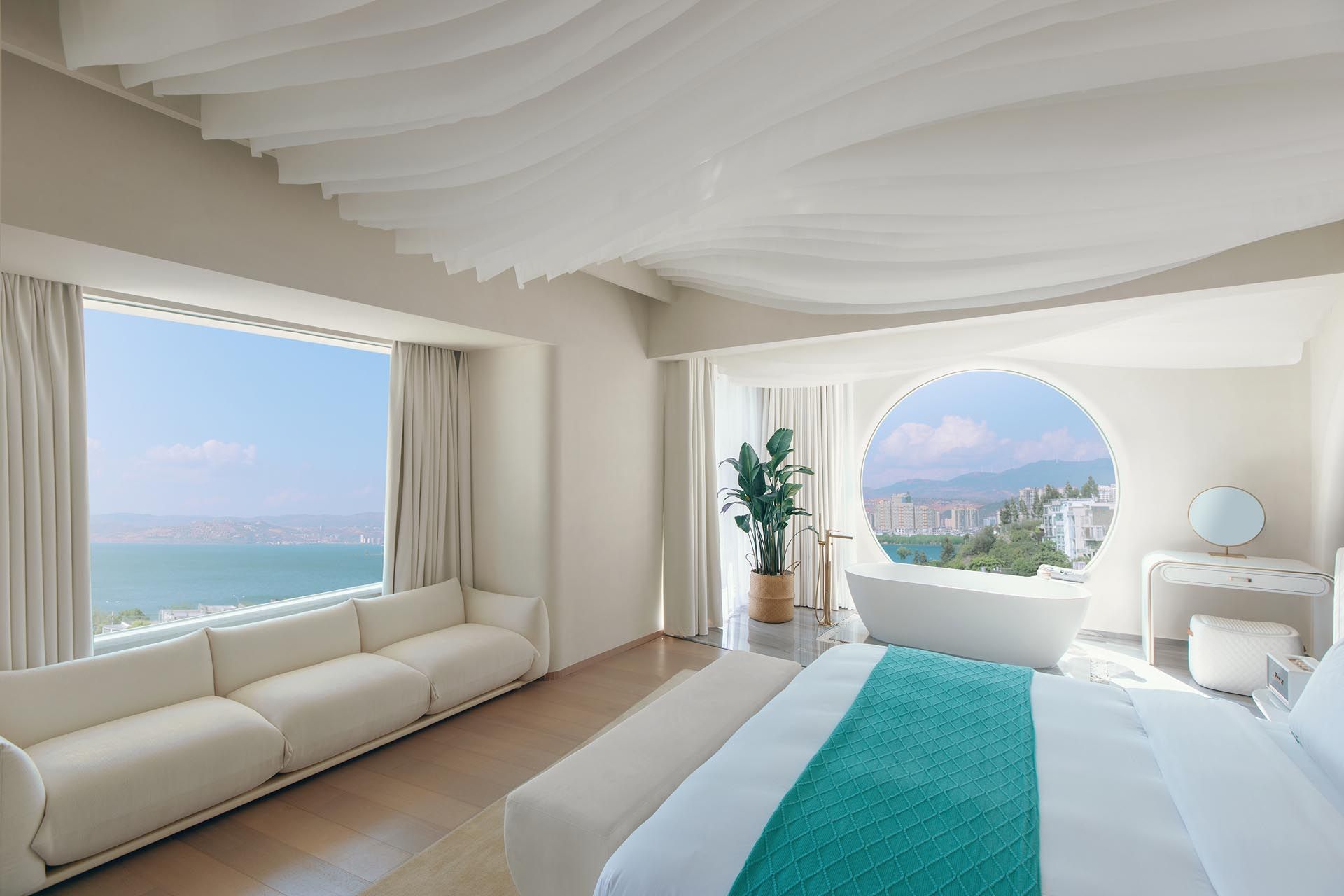 《流水望月》大理青绿海景度假酒店设计Full Moon – Dali Qinglv-Fuyun House Design