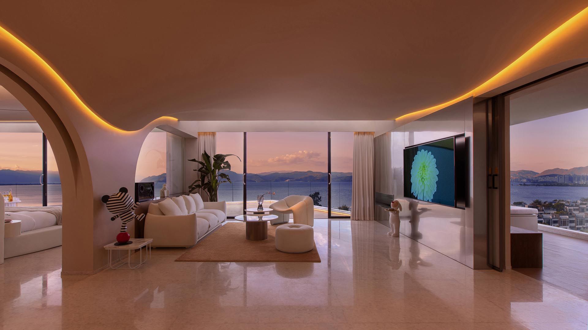 《流水望月》大理青绿海景度假酒店设计Full Moon – Dali Qinglv-Fuyun House Design