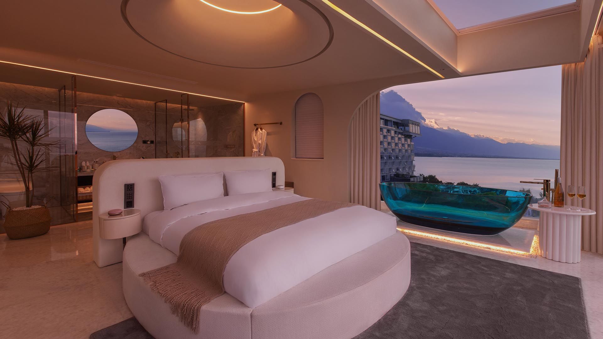 《流水望月》大理青绿海景度假酒店设计Full Moon – Dali Qinglv-Fuyun House Design
